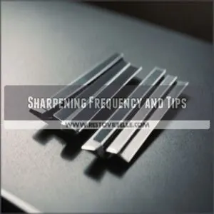 Sharpening Frequency and Tips