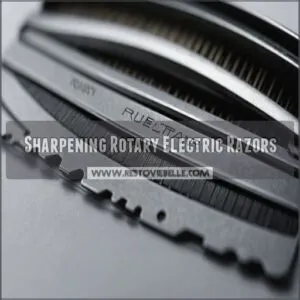 Sharpening Rotary Electric Razors