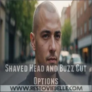 Shaved Head and Buzz Cut Options