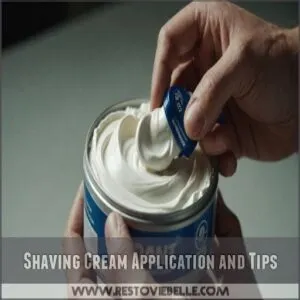 Shaving Cream Application and Tips