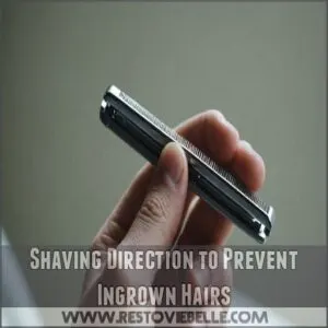 Shaving Direction to Prevent Ingrown Hairs