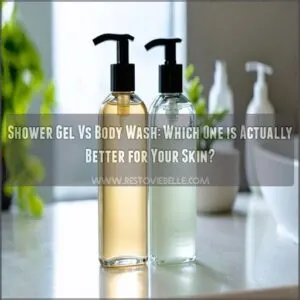 shower gel vs body wash