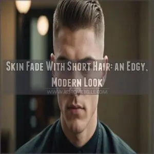 Skin Fade With Short Hair: an Edgy, Modern Look