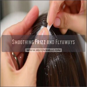 Smoothing Frizz and Flyaways