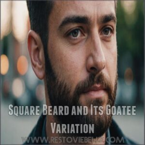 Square Beard and Its Goatee Variation