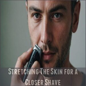 Stretching The Skin for a Closer Shave