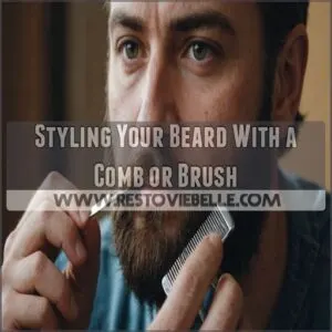 Styling Your Beard With a Comb or Brush