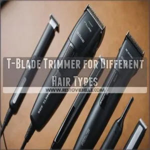 T-Blade Trimmer for Different Hair Types