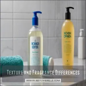 Texture and Fragrance Differences