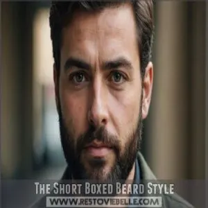 The Short Boxed Beard Style