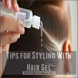 Tips for Styling With Hair Gel