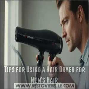 Tips for Using a Hair Dryer for Men