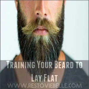 Training Your Beard to Lay Flat