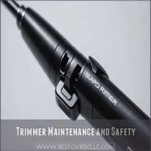 Trimmer Maintenance and Safety