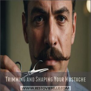 Trimming and Shaping Your Mustache