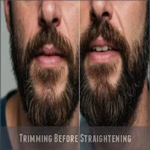 Trimming Before Straightening