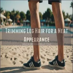 Trimming Leg Hair for a Neat Appearance