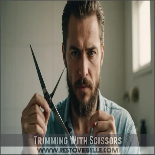 Trimming With Scissors