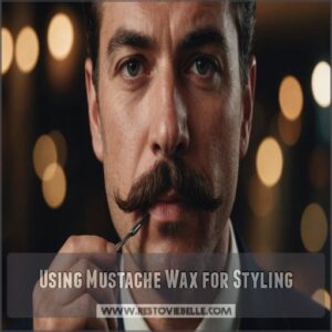 Using Mustache Wax for Styling