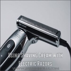 Using Shaving Cream With Electric Razors