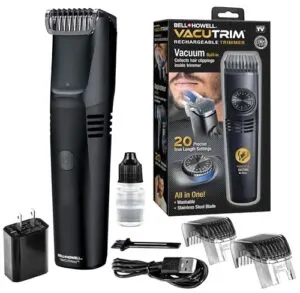 Vacutrim Cordless Mens Beard Trimmer,