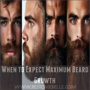 When to Expect Maximum Beard Growth