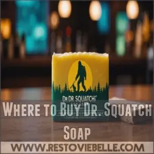 Where to Buy Dr. Squatch Soap