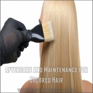 Aftercare and Maintenance for Colored Hair