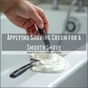 Applying Shaving Cream for a Smooth Shave