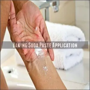 Baking Soda Paste Application