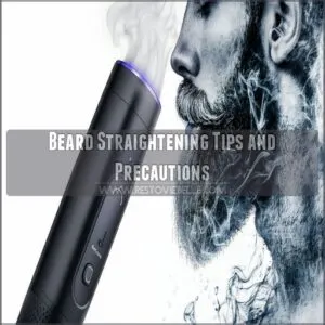 Beard Straightening Tips and Precautions