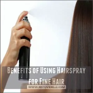 Benefits of Using Hairspray for Fine Hair