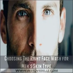 Choosing The Right Face Wash for Men