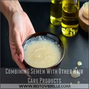 Combining Semen With Other Hair Care Products