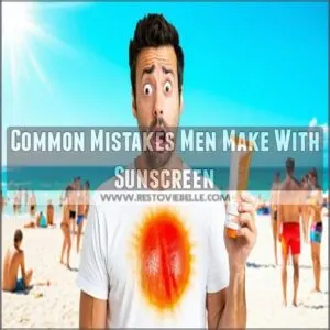 Common Mistakes Men Make With Sunscreen