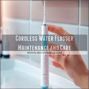 Cordless Water Flosser Maintenance and Care