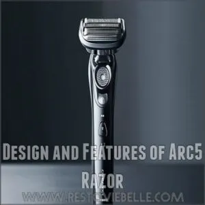 Design and Features of Arc5 Razor