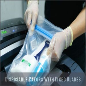 Disposable Razors With Fixed Blades