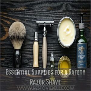 Essential Supplies for a Safety Razor Shave