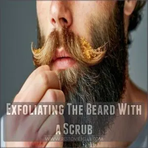 Exfoliating The Beard With a Scrub