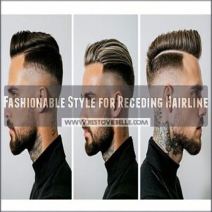 Fashionable Style for Receding Hairline