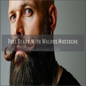 Full Beard With Walrus Mustache