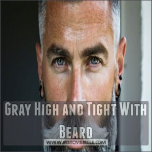 Gray High and Tight With Beard