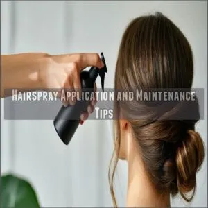 Hairspray Application and Maintenance Tips