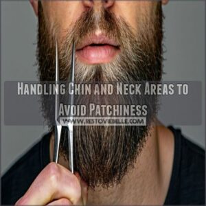 Handling Chin and Neck Areas to Avoid Patchiness