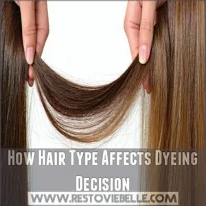 How Hair Type Affects Dyeing Decision