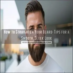 how to straighten your beard