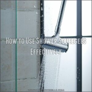 How to Use Shower Squeegees Effectively