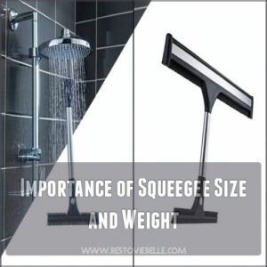 Importance of Squeegee Size and Weight