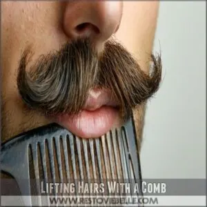 Lifting Hairs With a Comb